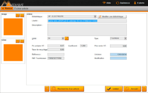 gestion ouvrages et articles