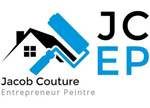 exemple de logo d'entreprise de peinture dans le batiment