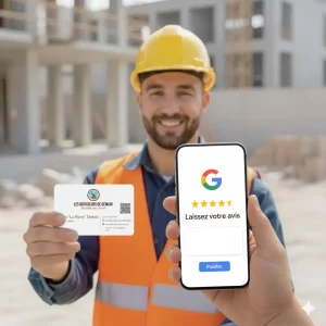QR Code Avis Google Artisan Batiment