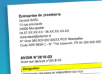 Facture d'avoir