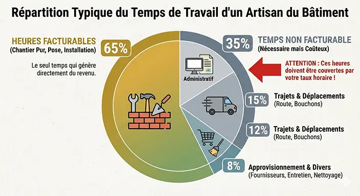 Heures facturables artisan du bâtiment