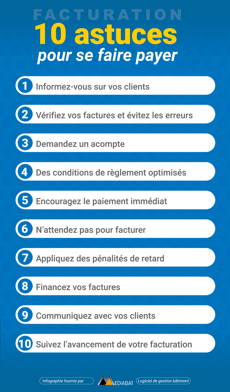 Infographie comment se faire payer