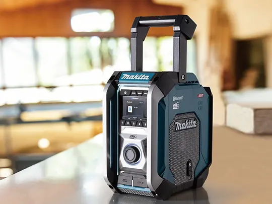 Makita DMR115 10,8 - 18V alimentation secteur radio de chantier sans  batteries ni chargeur