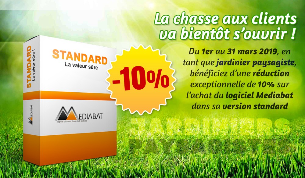 Offre spéciale jardiniers paysagistes