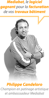 Philippe Candeloro, ambassadeur Mediabat