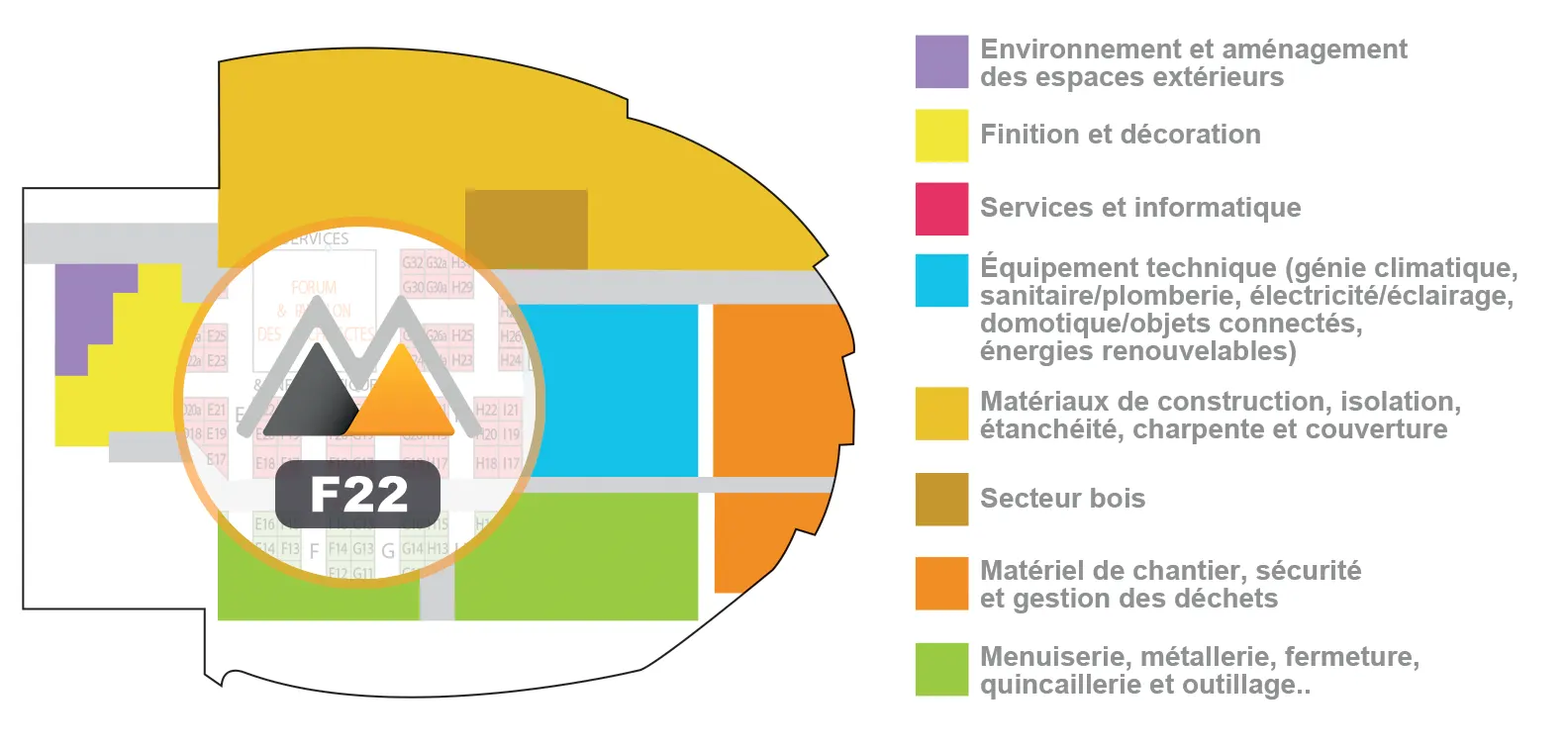 Plan d'accès Nordbat 2024