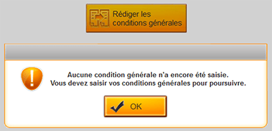 Rédiger conditions Générales de Vente
