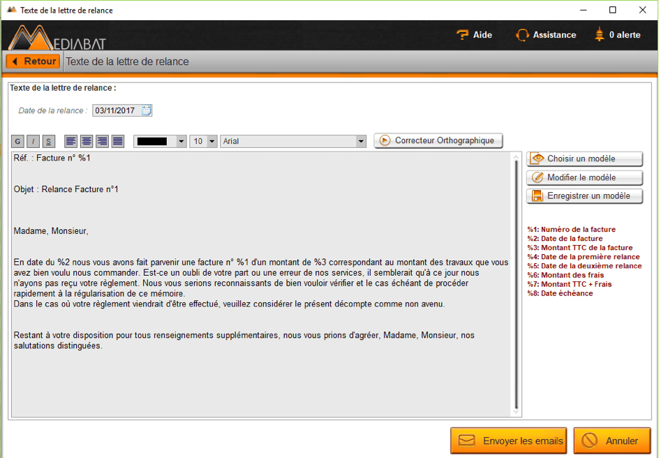 Relance client