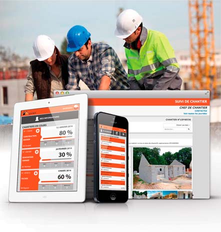 Assurez le suivi de vos chantiers à travers la gestion du personnel, des stocks, des fournisseurs... 