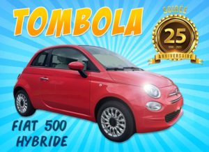 Gagnez une Fiat hybride à la tombola de la Soirée 25 ans Mediabat